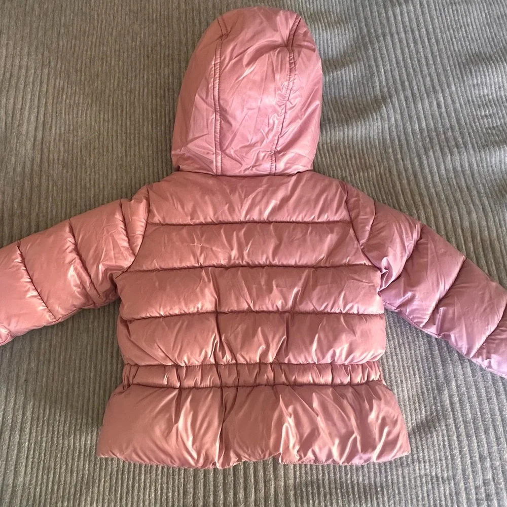 Michael Kors Pink Puffer Jacket for Kids - Picture 2 of 4